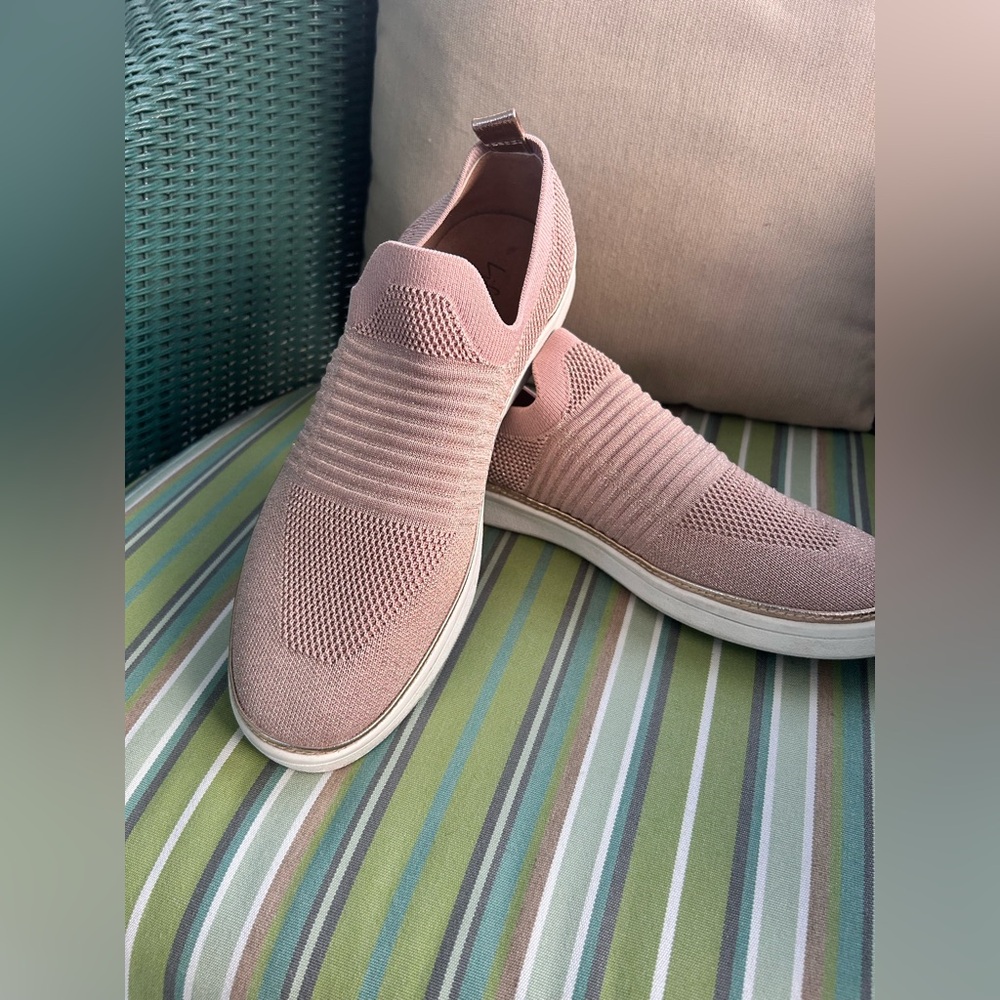 Pink Slip-On Sneakers